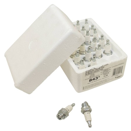 Stens New Spark Plug Shop Pack For Champion Cj8, 843S Plug Type Standard, Priced Per Pack, Sold Per Pack 130-450
